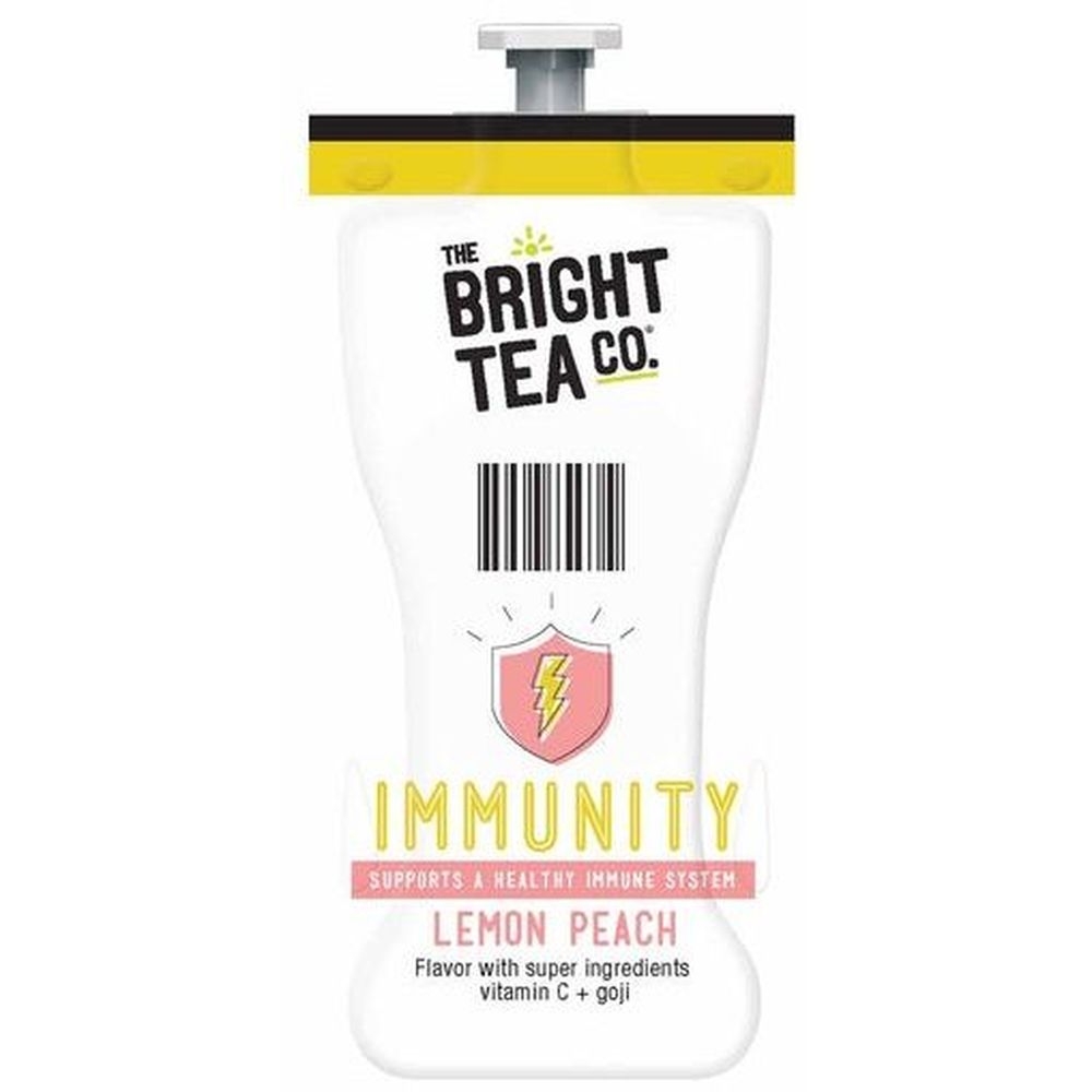 Flavia The Bright Tea Lemon Peach Immunity Tea - Freshpacks, 100 count