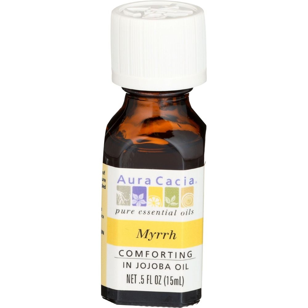 Aura Cacia Myrrh with Jojoba Precious Essential Oil, 0.5 Ounce