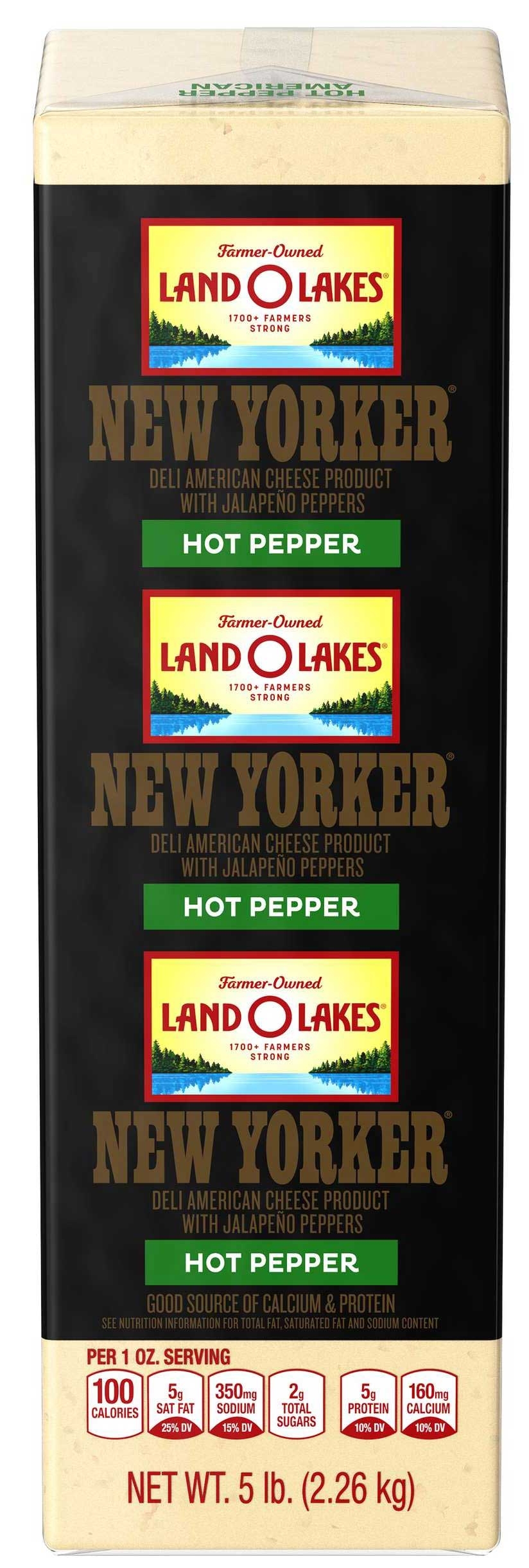 Land O Lakes New Yorker Hot Pepper Cheese, 5 Pound -- 2 per case.