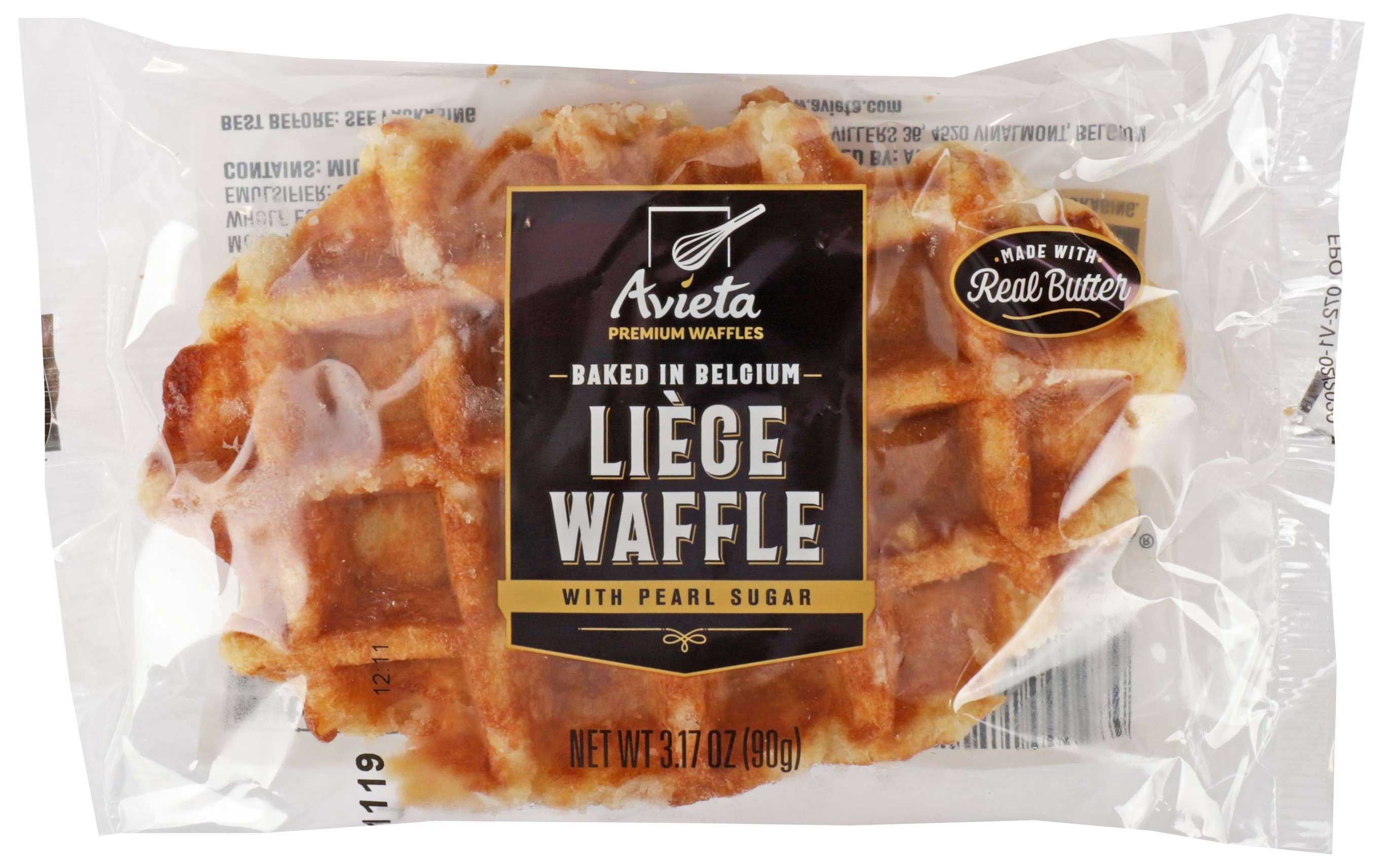 Avieta Liege Waffles with Pearl Sugar, 3.17 Ounce -- 12 per case