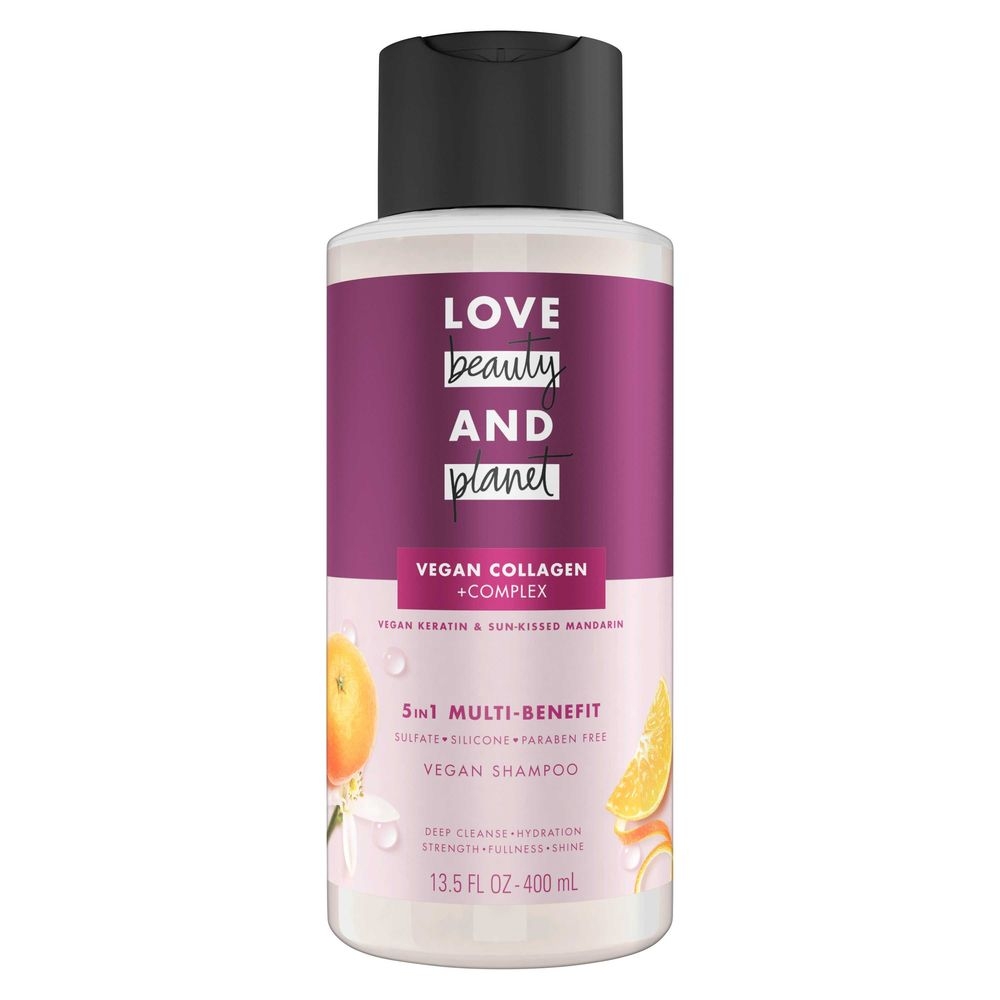 Love Beauty and Planet Vegan Biotin and Sun Kissed Mandarin Shampoo, 13.5 Ounce -- 4 per case
