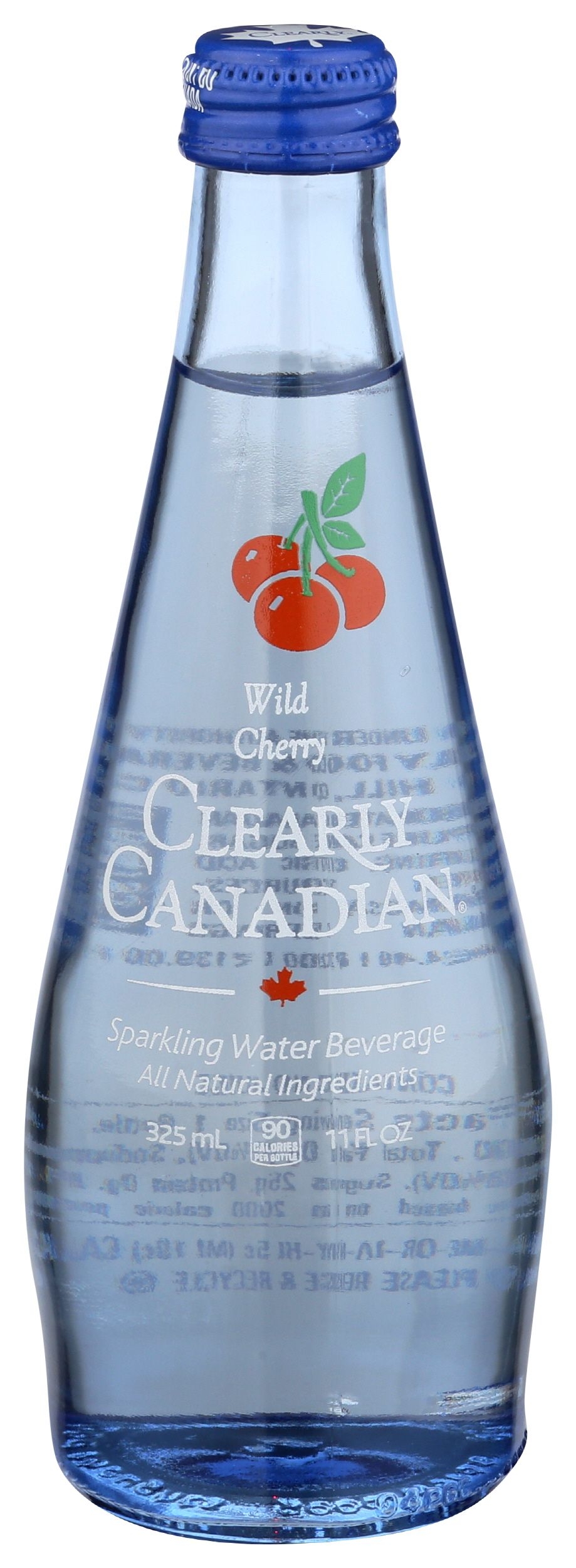 Clearly Canadian Wild Cherry Sparkling Water, 11 Fluid Ounce -- 12 per case
