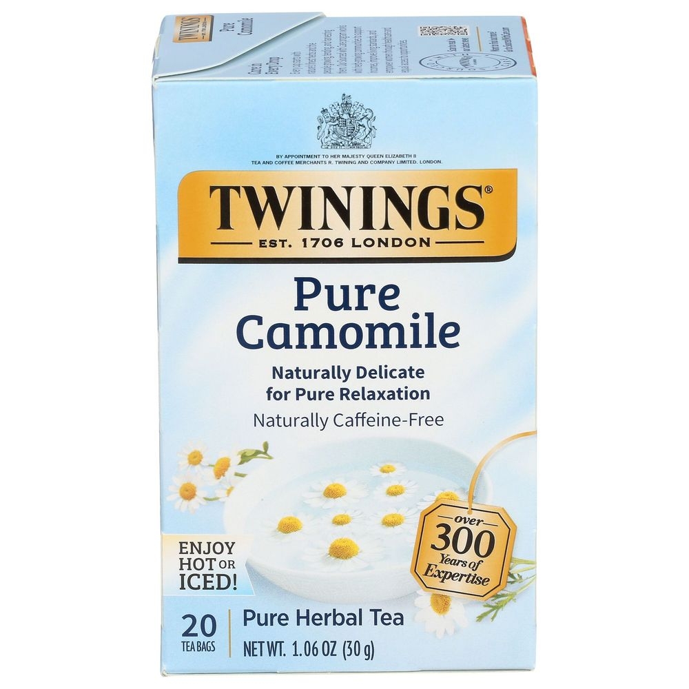Twinings Pure Camomile Tea, 20 tea bags -- 6 per case