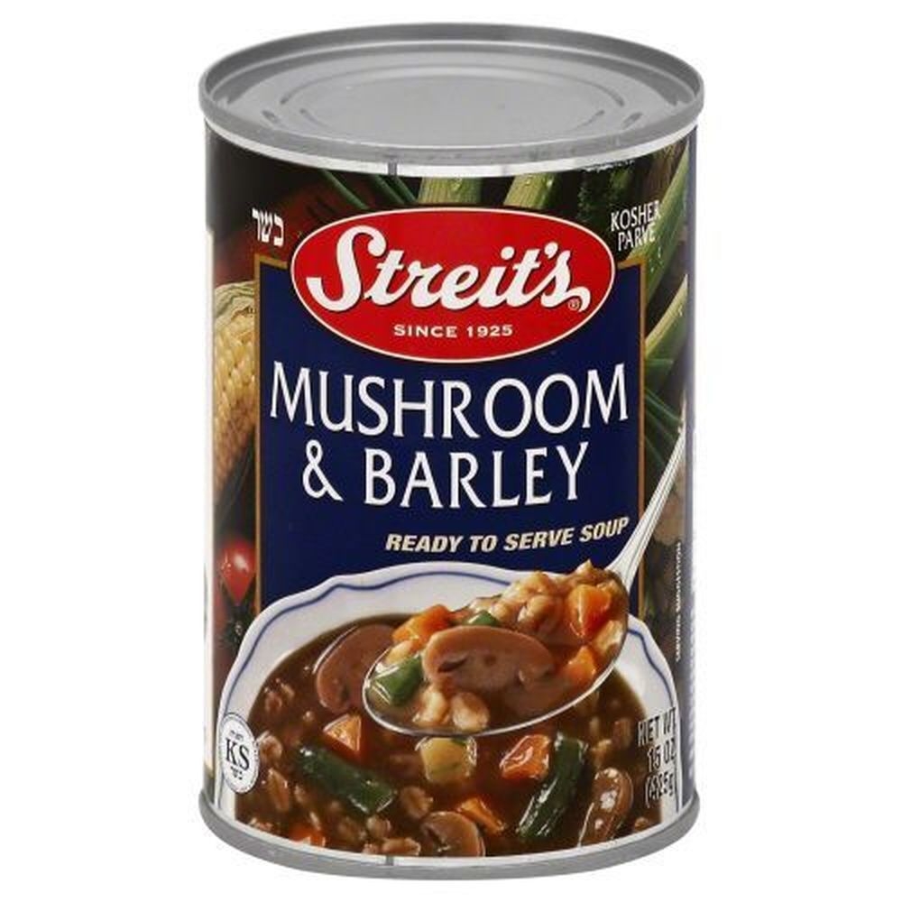 Streits Mushroom and Barley Soup - Ready to Serve, 15 Ounce -- 6 per case