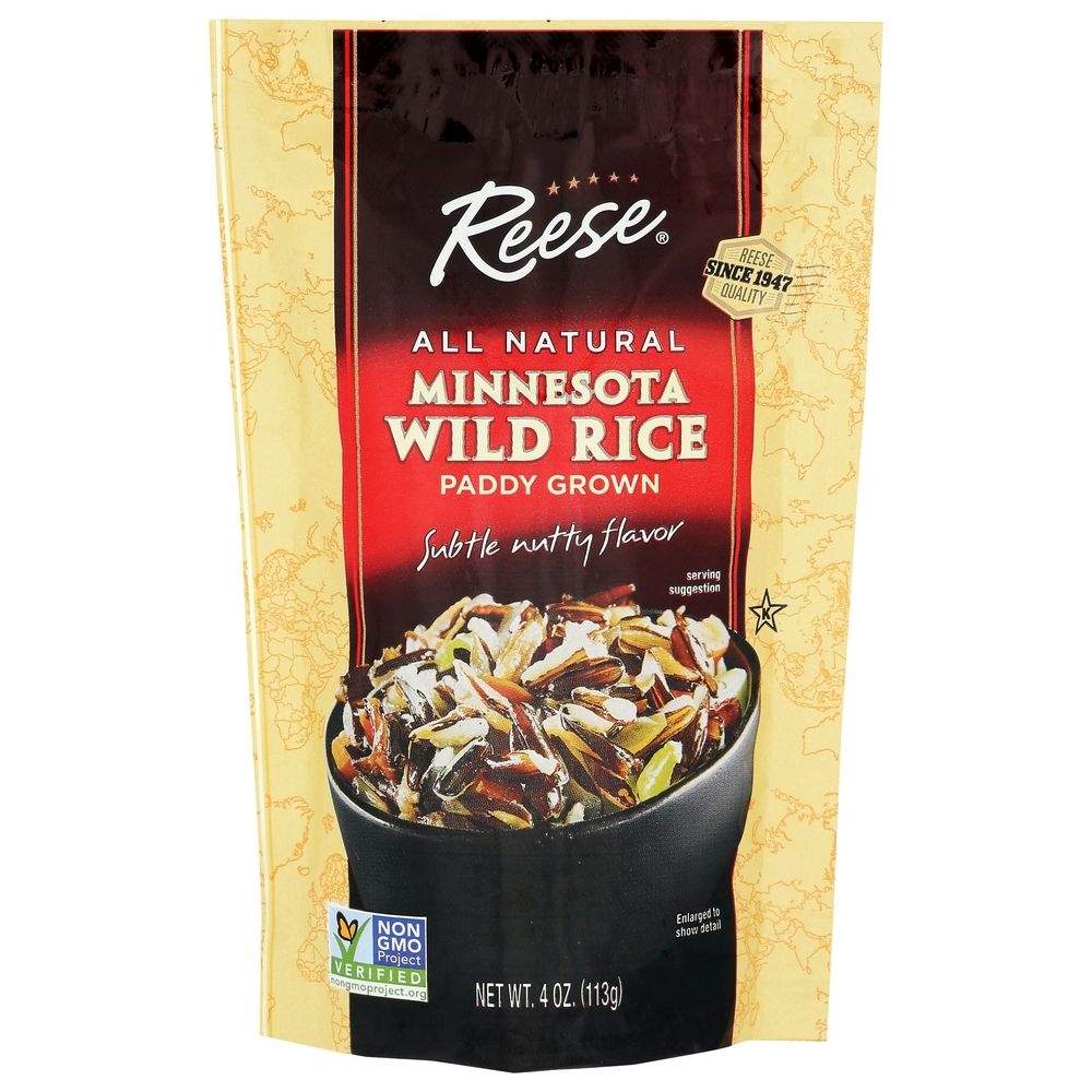 Reeses All Natural Paddy Grown Minnesota Wild Rice, 4 Ounce -- 12 per case