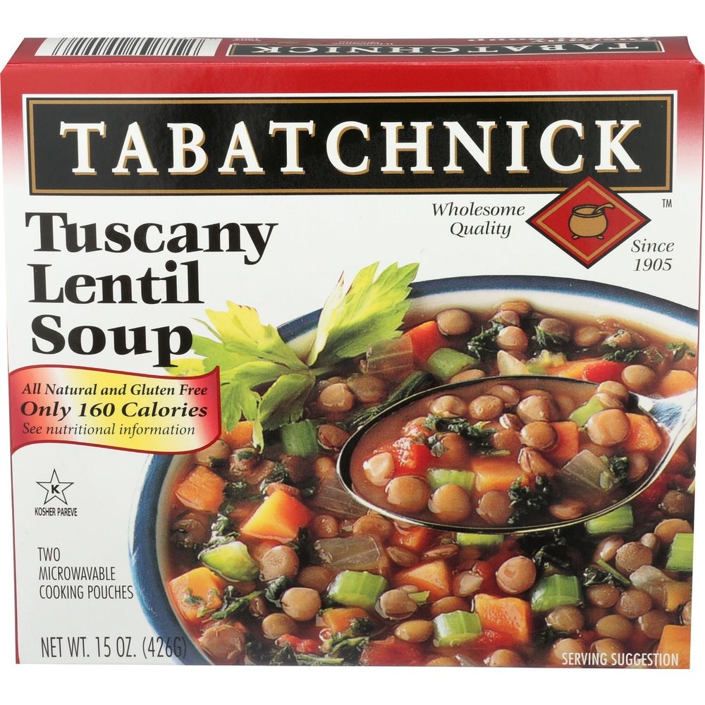 Tabatchnick Tuscany Lentil Soup, 15 Ounce -- 12 per case