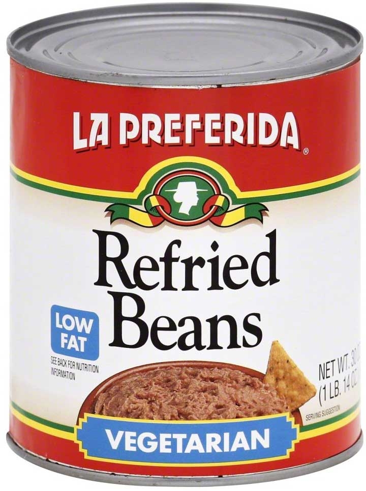 La Preferida Vegetarian Refried Beans, 30 Ounce -- 12 per case