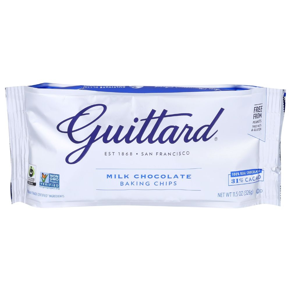 Guittard Milk Chocolate Baking Chips, 11.5 Ounce -- 12 per case