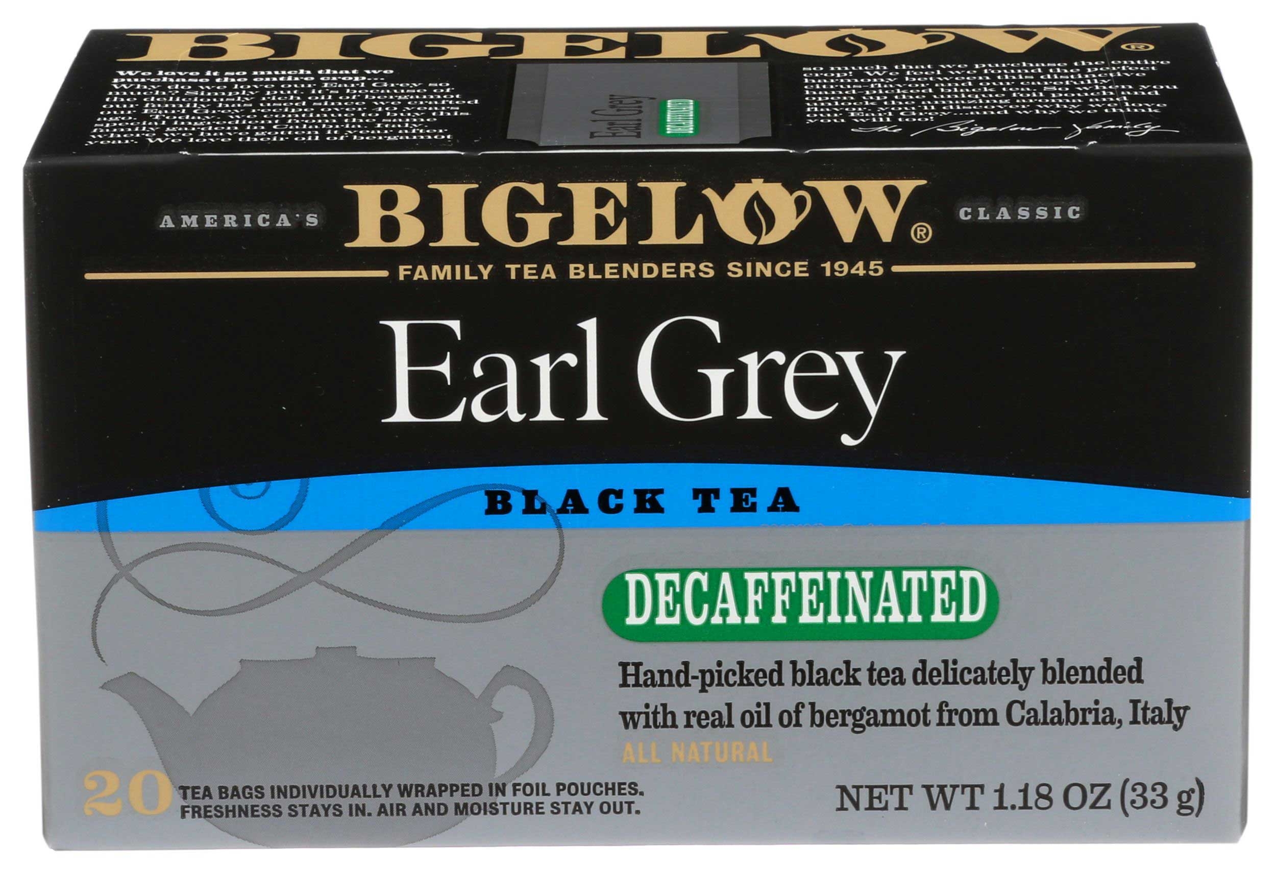 Bigelow Decaffeinated Black Tea, 1.18 Ounce -- 6 per case