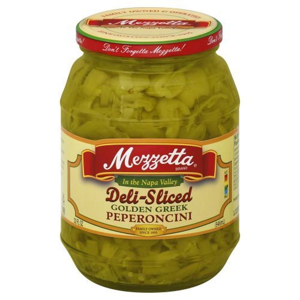 Mezzetta Golden Greek Peperoncini, 32 Ounce -- 6 per case
