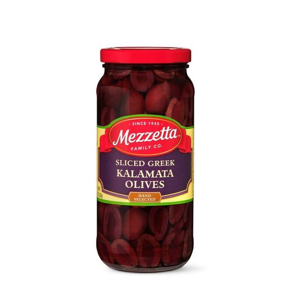 Mezzetta Sliced Greek Kalamata Olives, 9.5 Ounce -- 6 per case