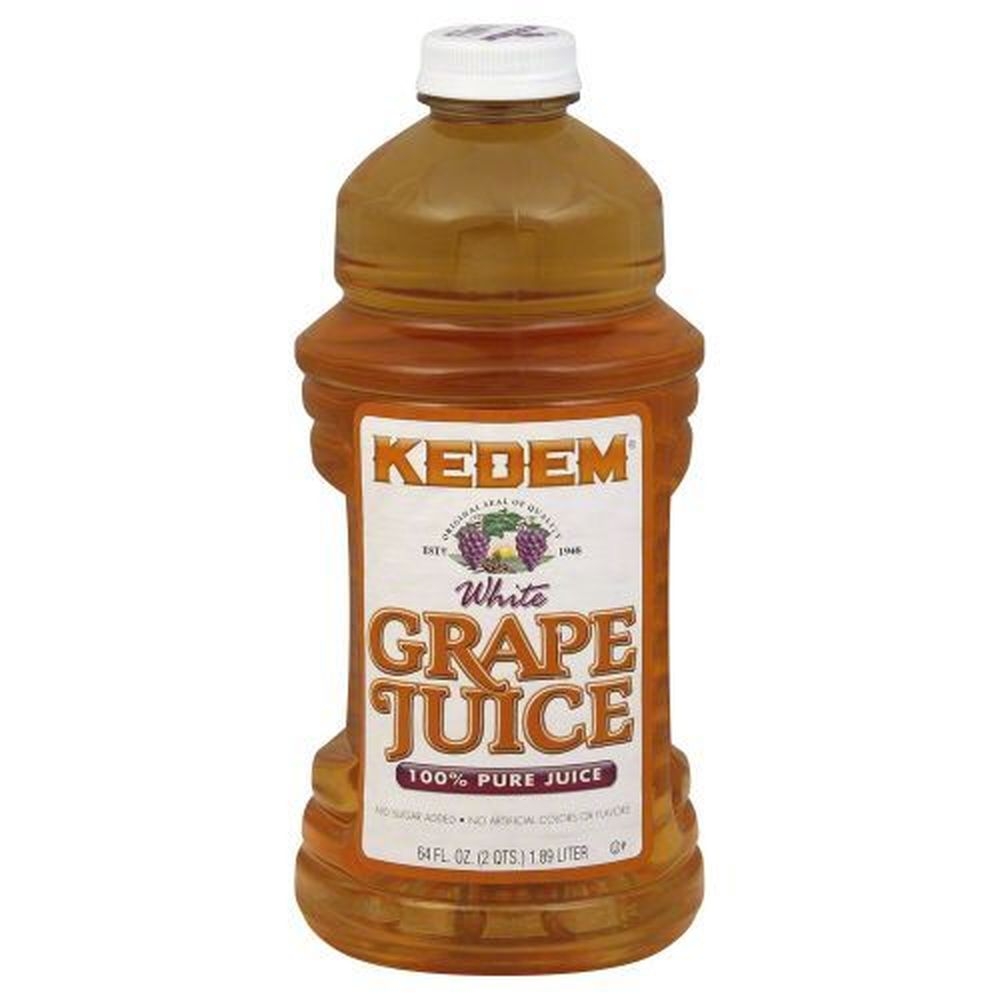 Kedem White Grape Juice, 64 Fluid Ounce -- 8 per case