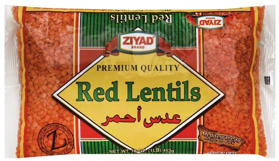 Ziyad Red Lentils, 16 Ounce -- 6 per case