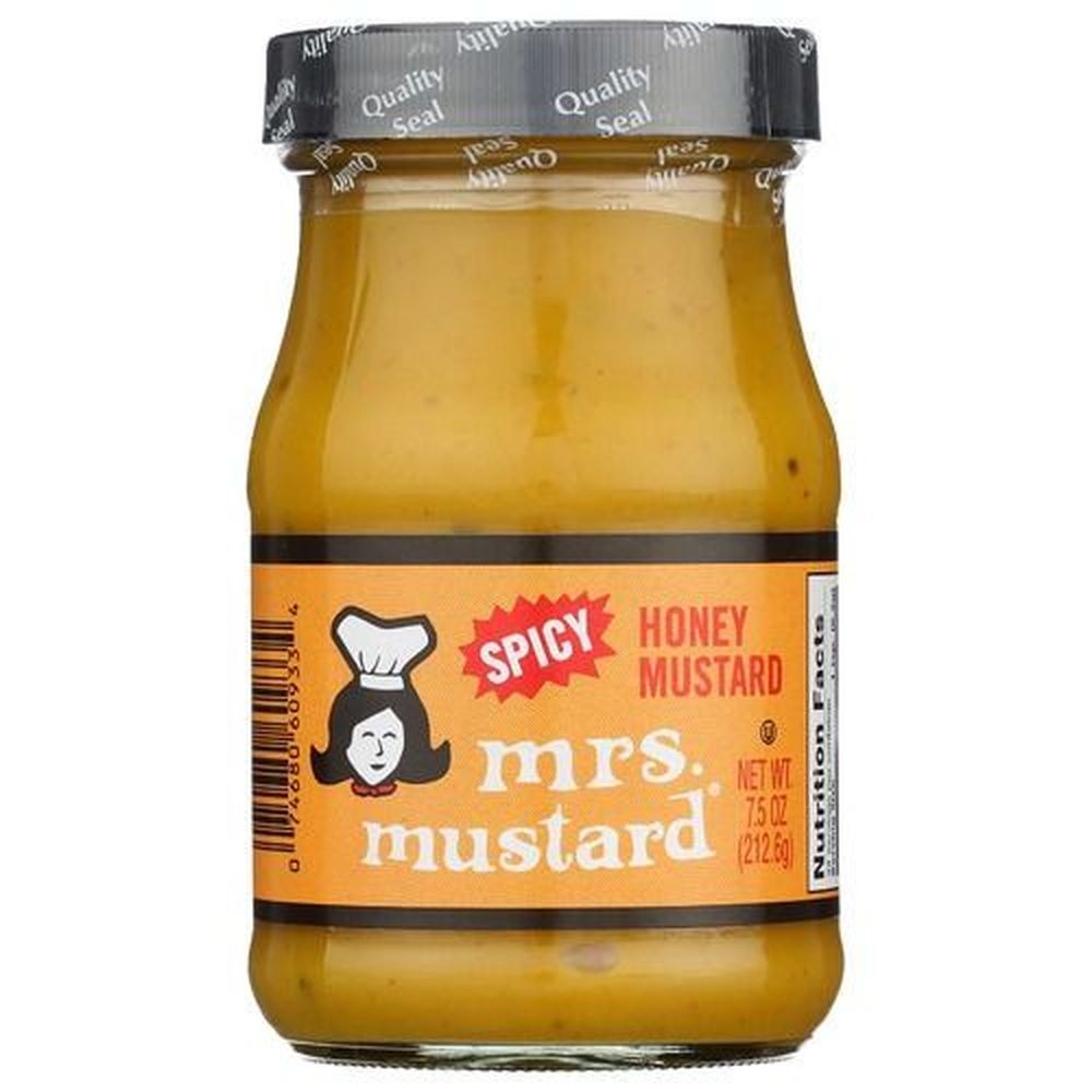 Mrs Mustard Spicy Honey Mustard, 7.5 Ounce -- 6 per case