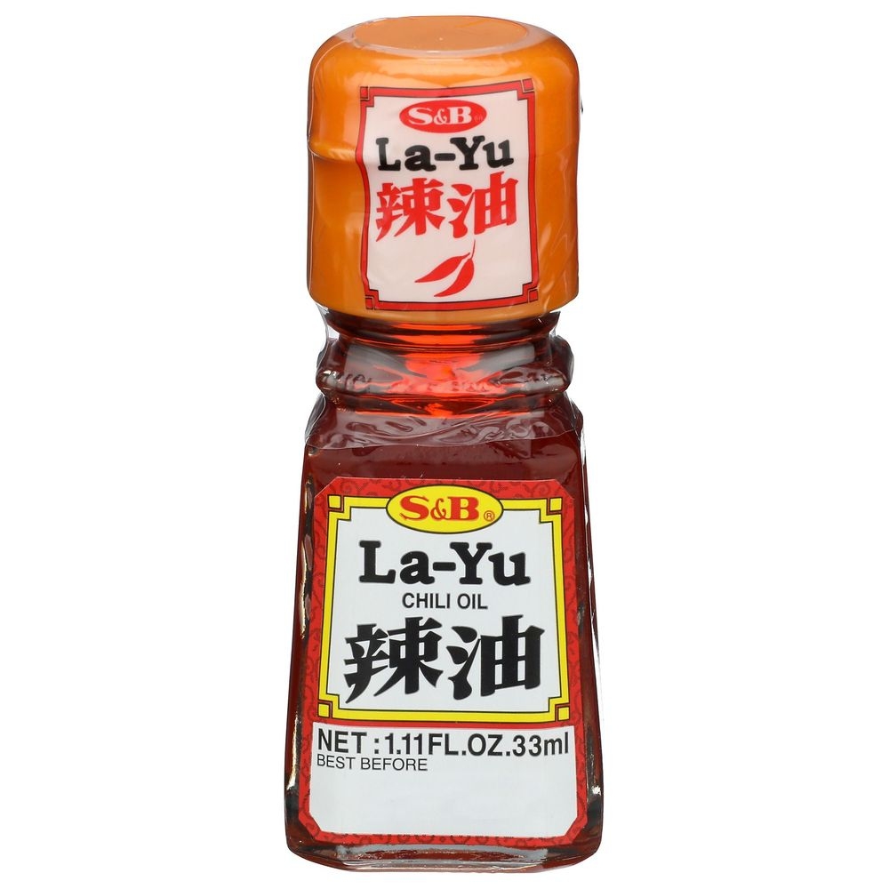 S and B La-Yu Chili Oil, 1.11 Fluid Ounce -- 10 per case
