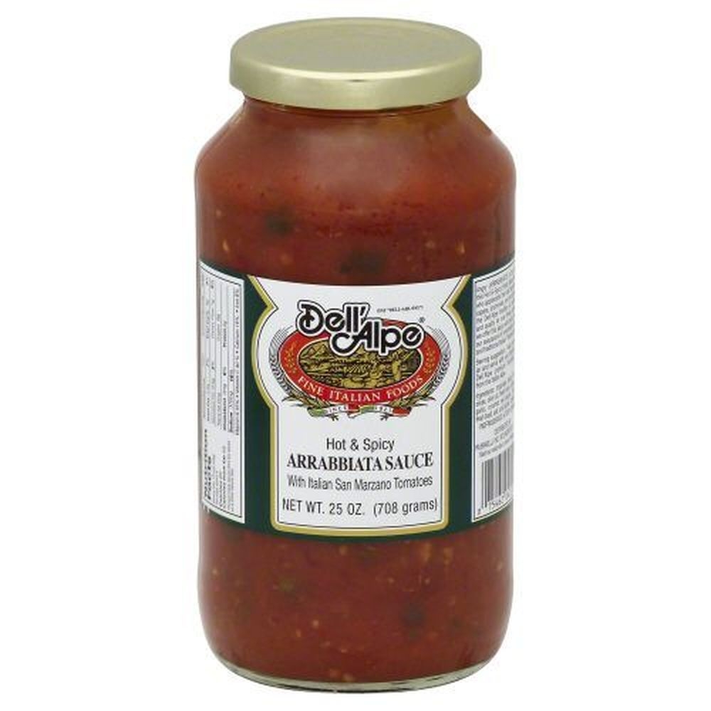 Dell Alpe Hot and Spicy Arrabbiata Sauce, 25 Ounce -- 6 per case
