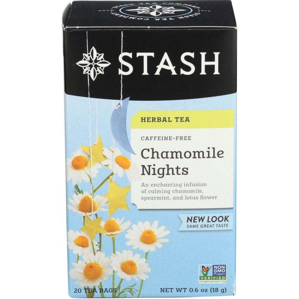 Stash Chamomile Nights Herbal Tea, 20 tea bags -- 6 per case