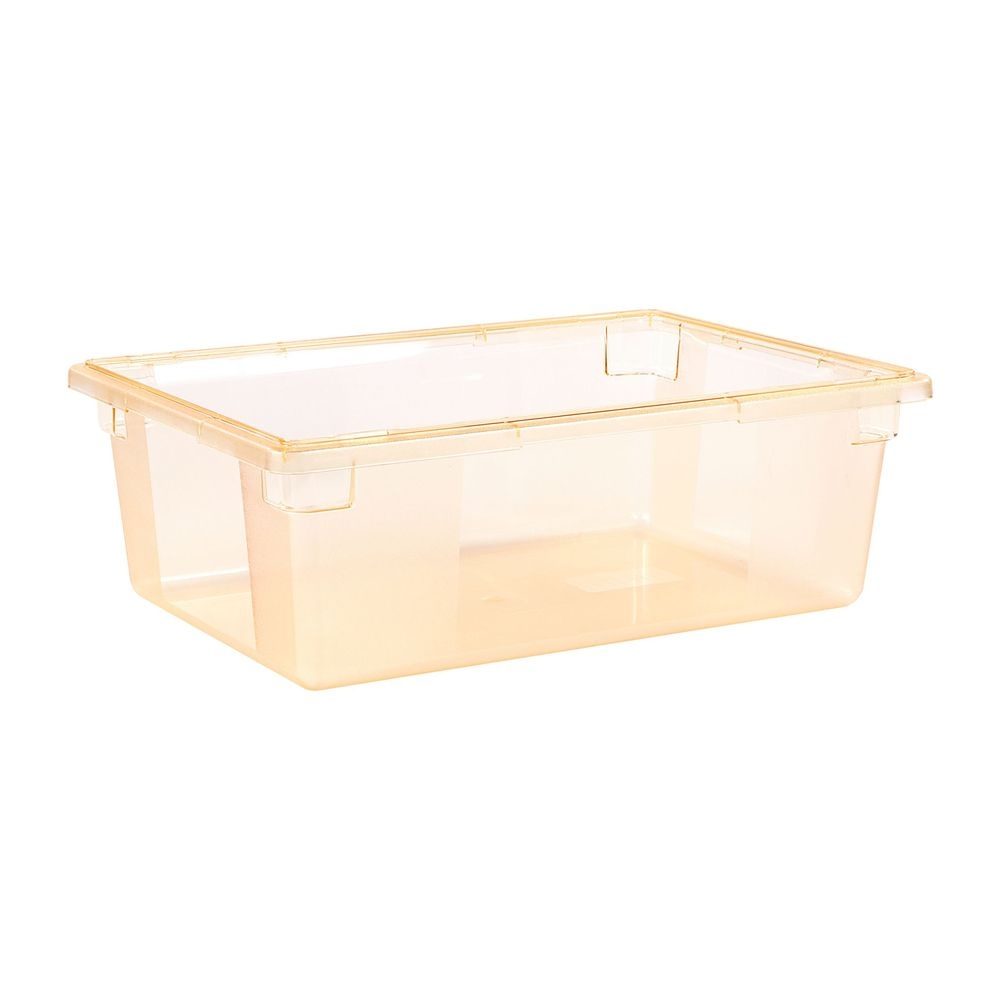 Carlisle 10622C22 StorPlus Polycarbonate Yellow Color-Coded Food Storage Box, 12.5 Gallon Capacity