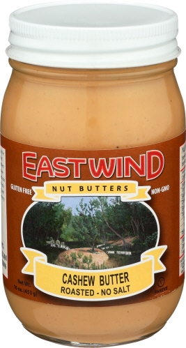East Wind Roasted Cashew Nut Butter, 16 Ounce -- 6 per case