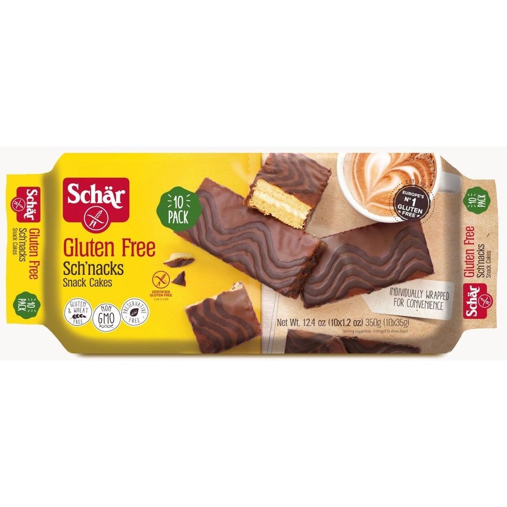 Schar Gluten Free Schnacks Snack Cake, 12.3 Ounce -- 6 per case