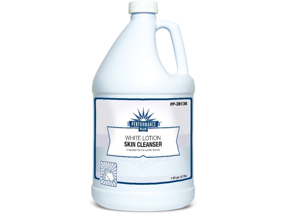 Performance Plus White Lotion Skin Cleanser, 1 Gallon -- 4 per case