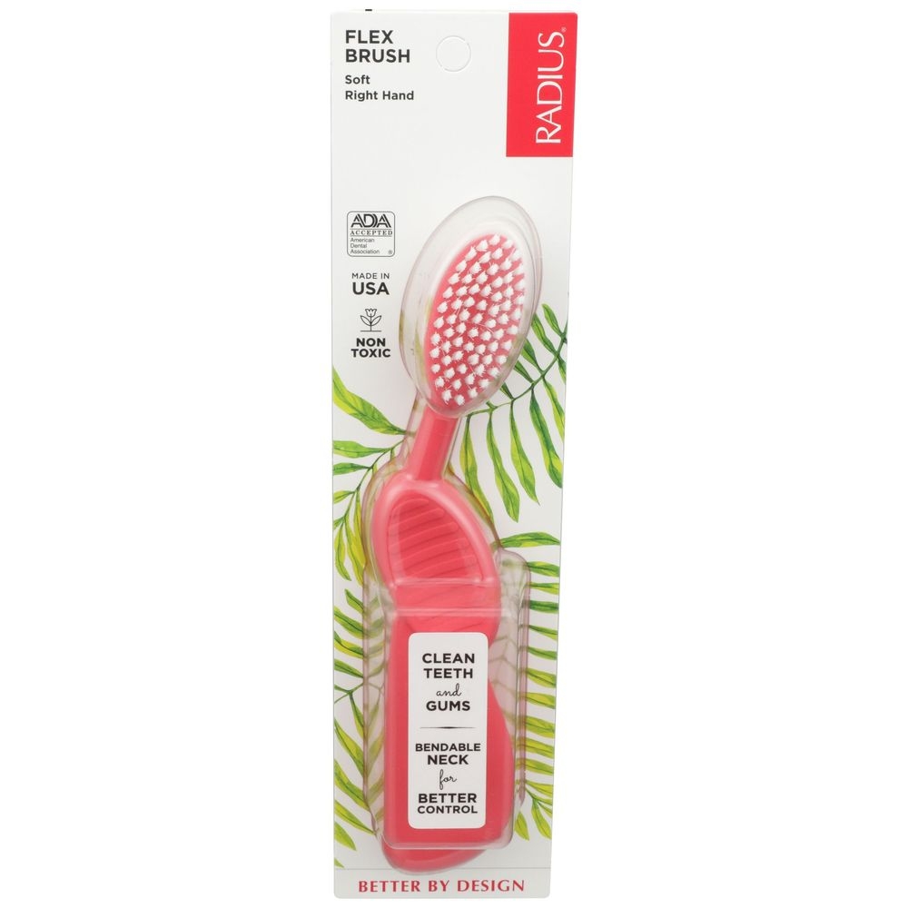 Radius Flex Brush Soft Right Hand Toothbrush -- 6 per case