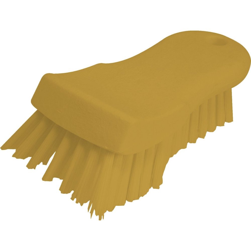 Carlisle 40521EC25 Sparta Polypropylene Tan Cutting Board Brush, 6 inch Length