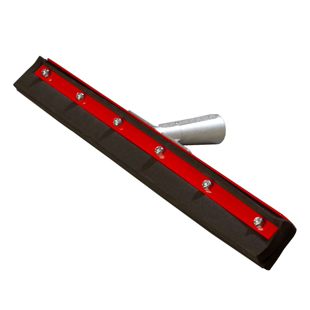 Carlisle 4008100 Flo-Pac Black Double Foam Neoprene Floor Squeegee, 18 inch Length