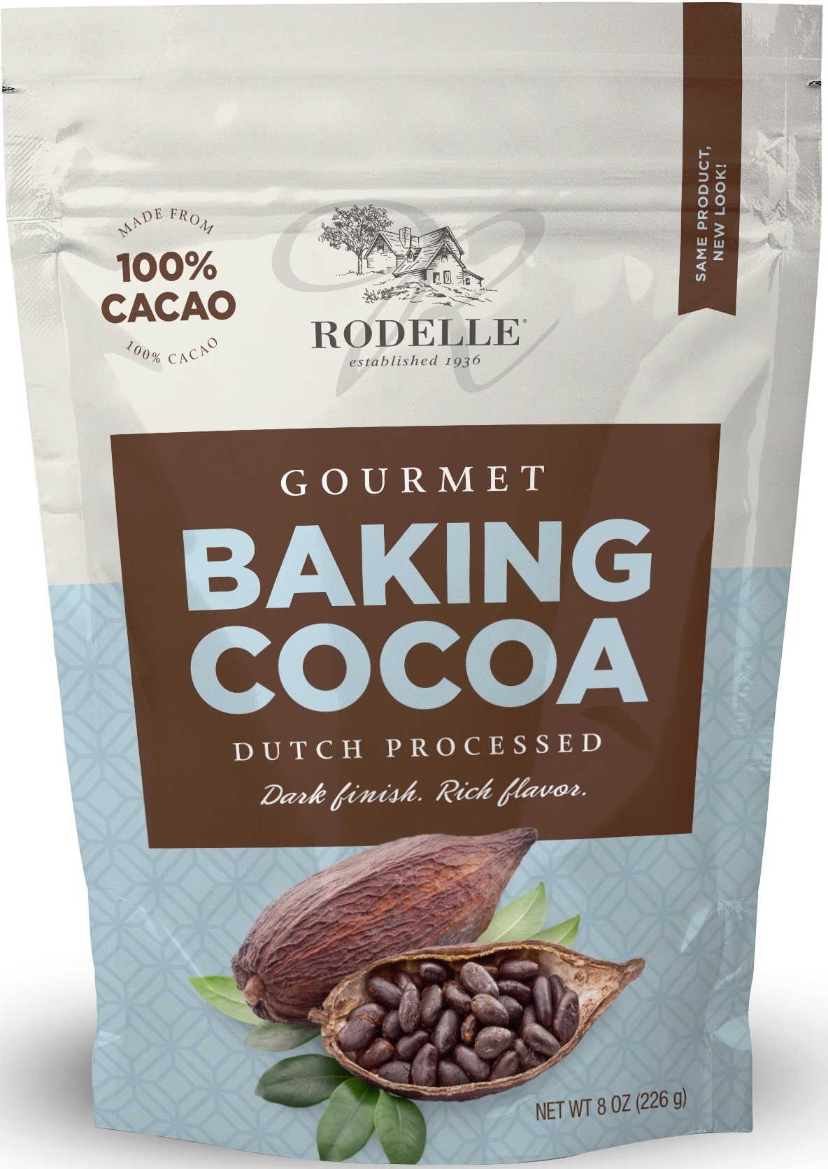 Rodelle Gourmet Baking Cocoa, 8 Ounce -- 6 per case
