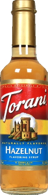 Torani Hazelnut Flavoring Syrup, 12.7 Fluid Ounce -- 4 per case