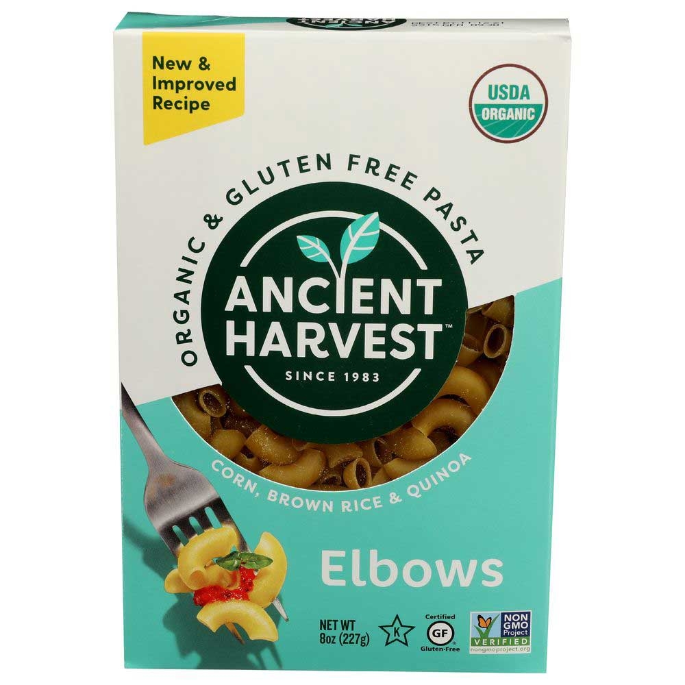 Ancient Harvest Elbow Quinoa Pasta, 8 Ounce -- 12 per case.