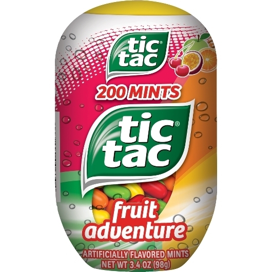 Tic Tac Fruit Adventure Candy -- 48 per case.
