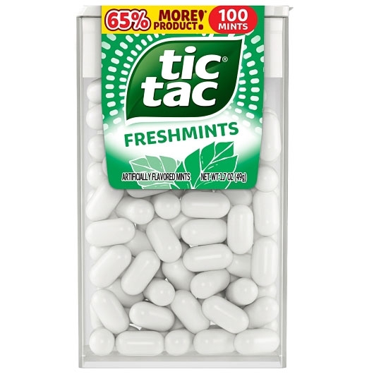 Tic Tac Freshmints Fresh Breath Mints, 1.7 Ounce -- 288 per case