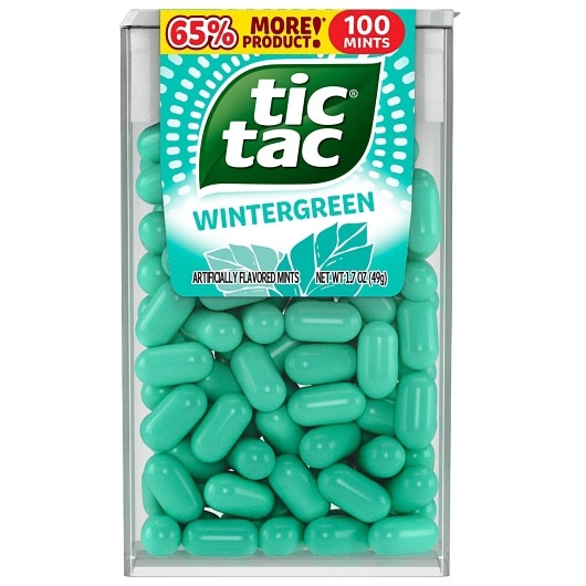 Tic Tac Wintergreen Fresh Breath Mints, 1.7 Ounce -- 288 per case