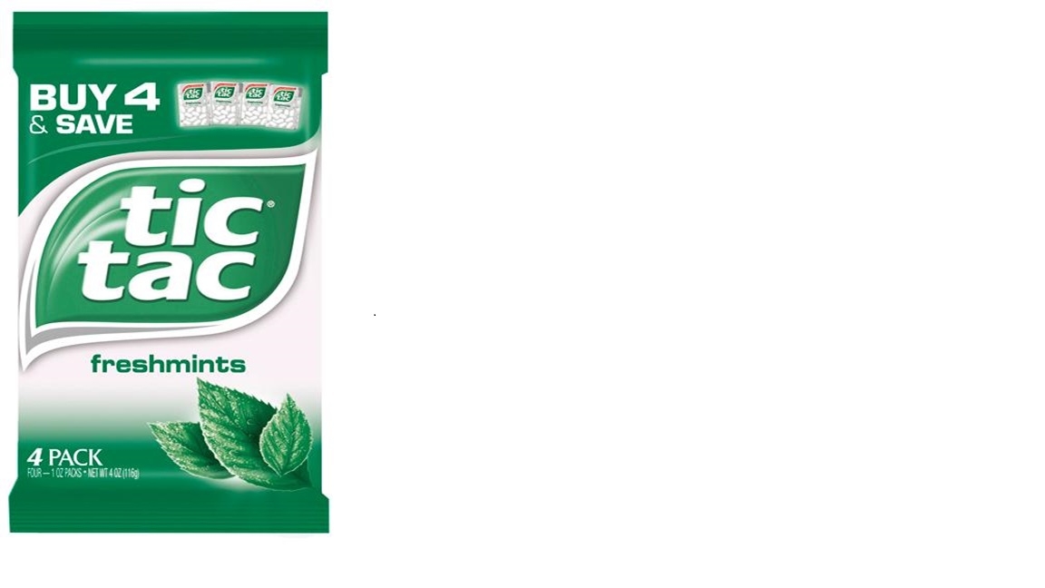 Tic Tac Freshmint Candy, 4 Ounce -- 24 per case.