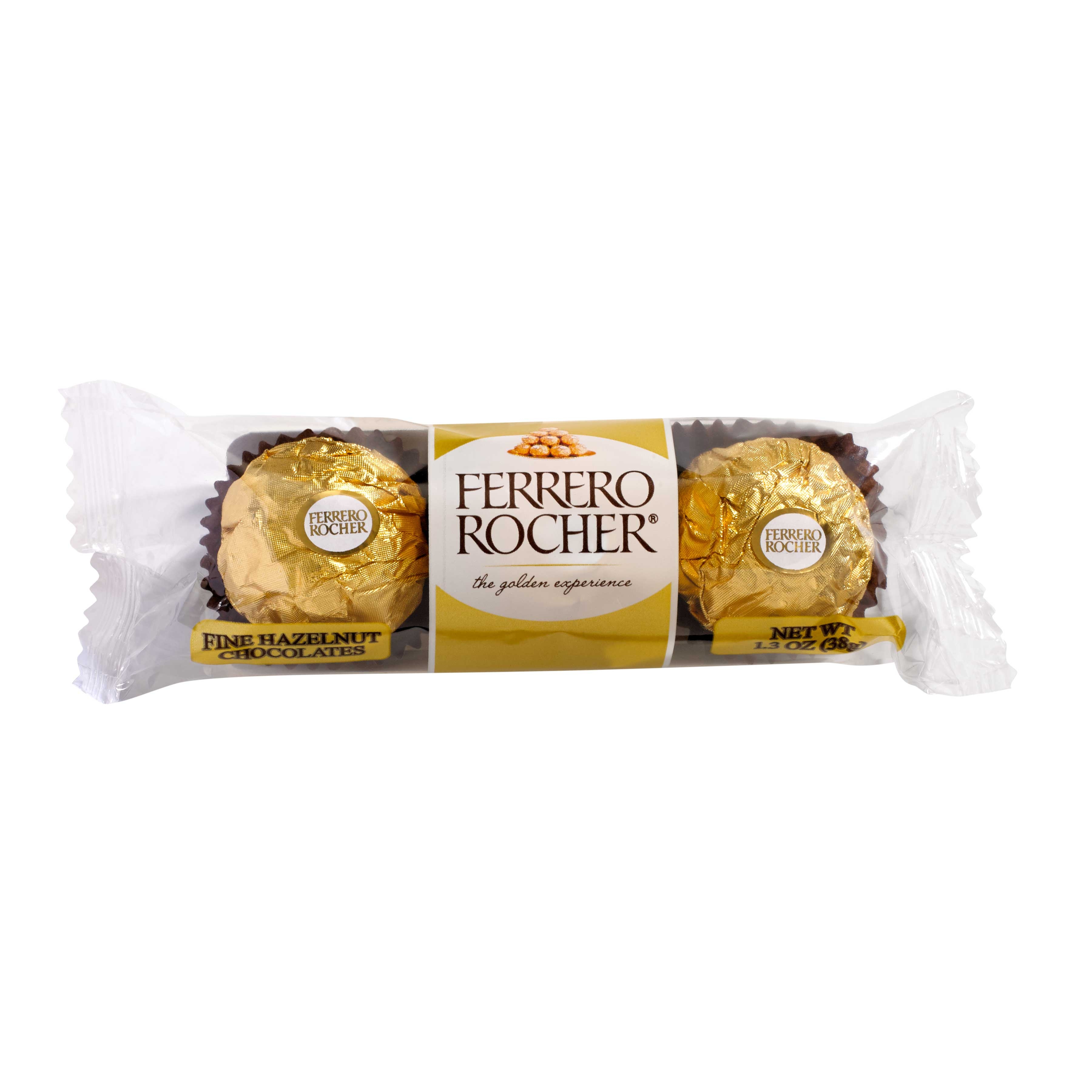 Ferrero Rocher Fine Hazelnut Chocolates, 1.3 Ounce -- 144 per case.