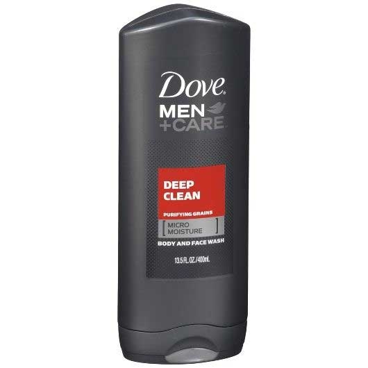 Dove Men Plus Care Deep Clean Body and Face Wash, 13.5 Ounce -- 6 per case