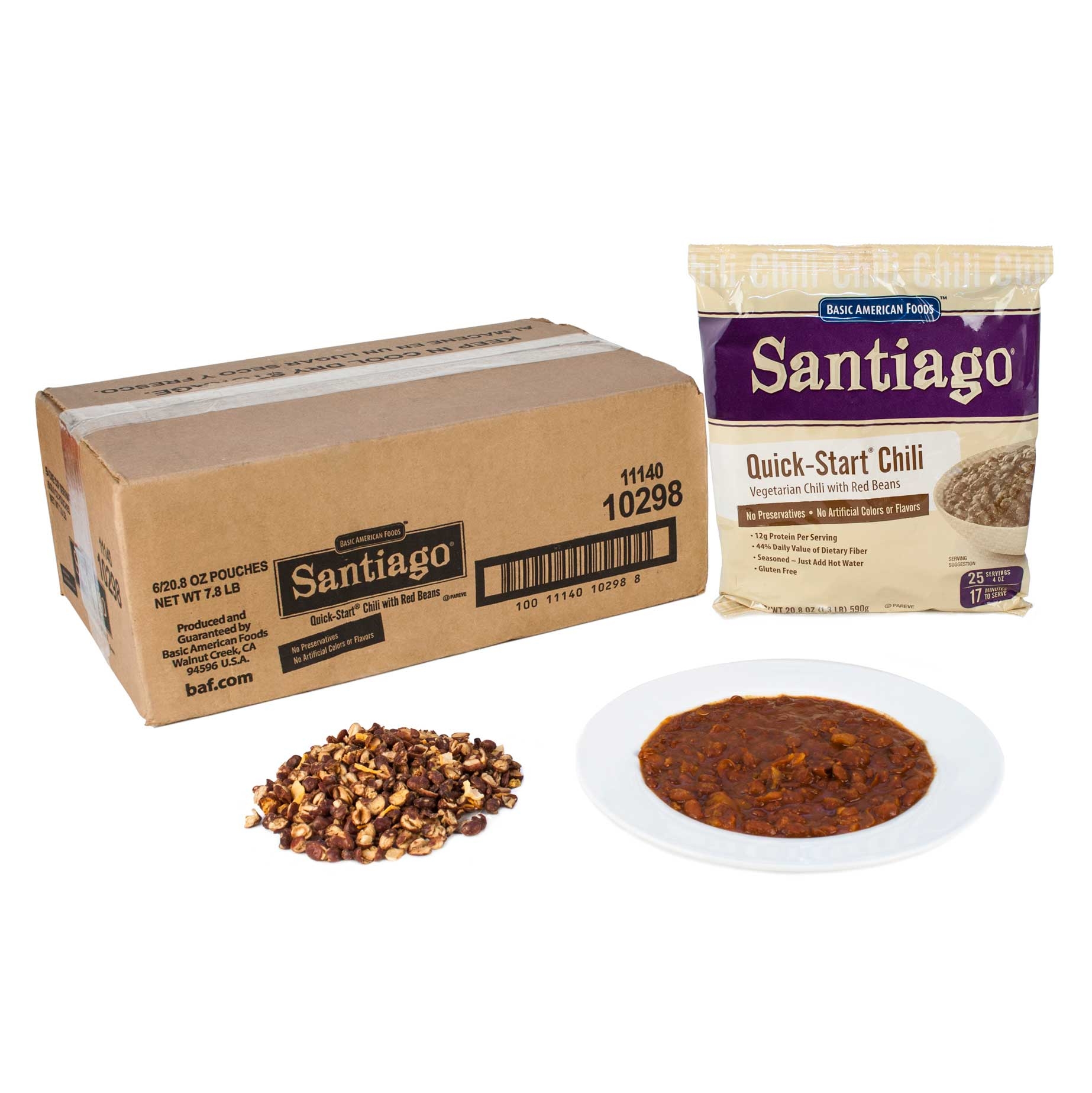 Basic American Foods Quick Start Home Style Chili, 20.8 Ounce -- 6 per case.