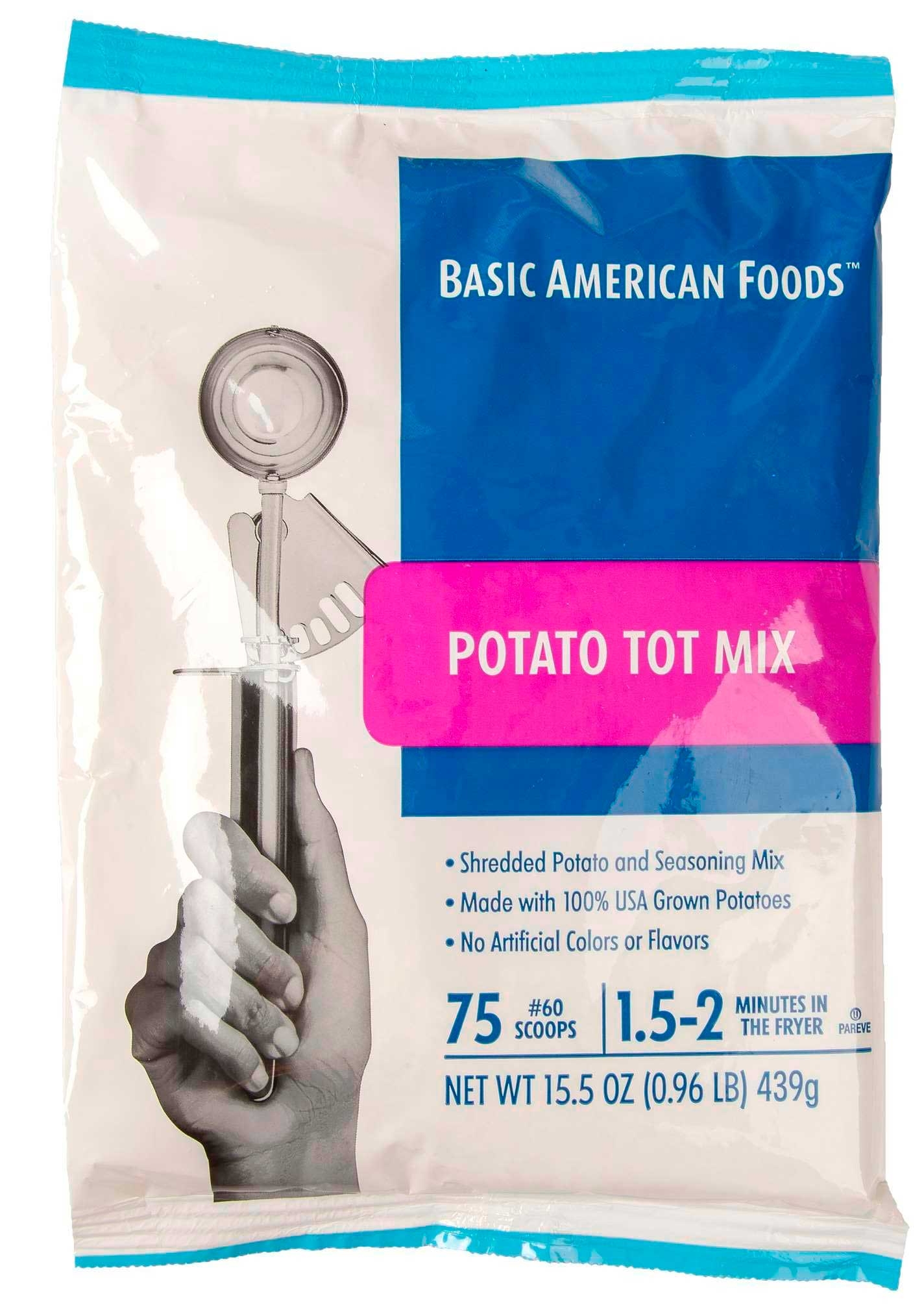 Basic American Foods Potato Tot Mix, 15.5 Ounce -- 8 per case