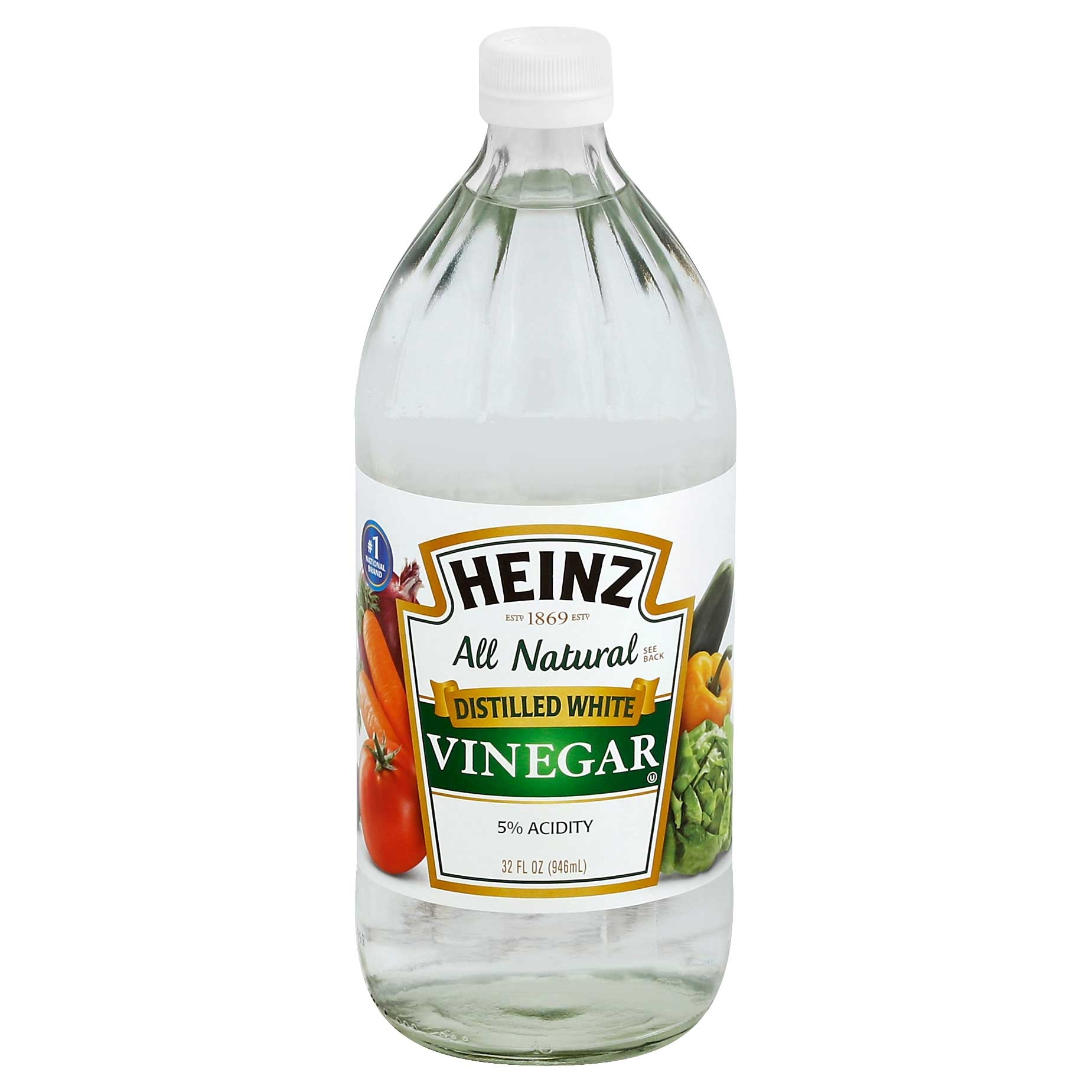 Heinz White Glass Vinegar, 32 Ounce --  12 Case