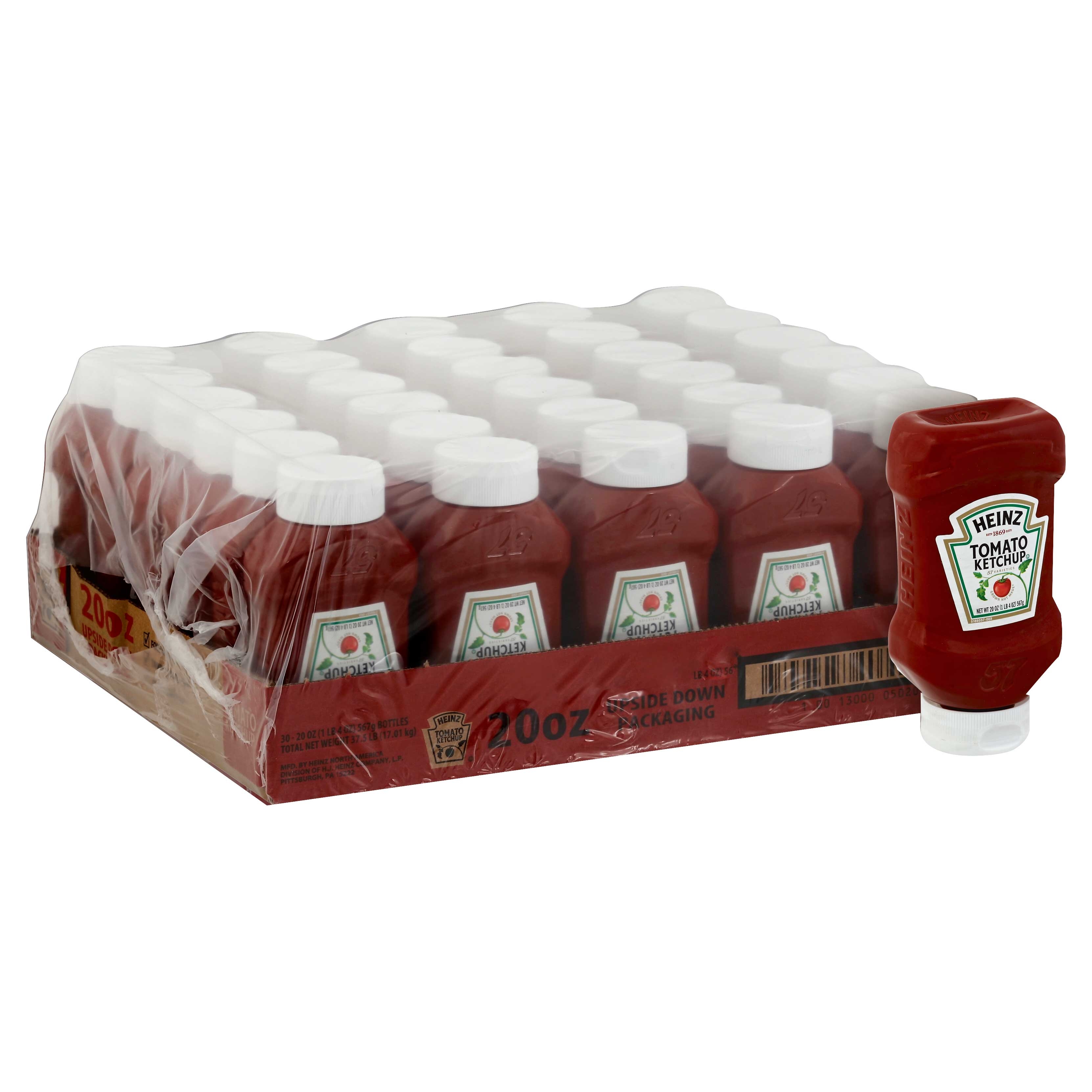 Heinz Tomato Ketchup, 20 Ounce -- 30 per case.