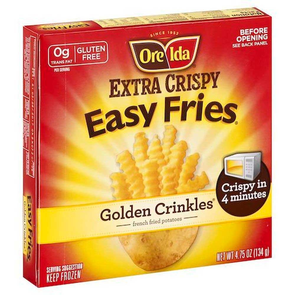 Ore Ida Easy Extra Crispy Golden Crinkles, 4.75 Ounce -- 12 per case