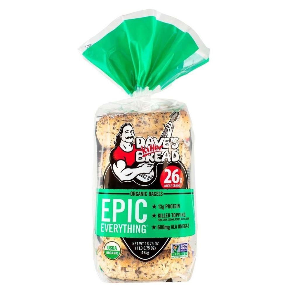 Daves Killer Bread Organic 5 Everything Bagel, 16.75 Ounce -- 10 per case