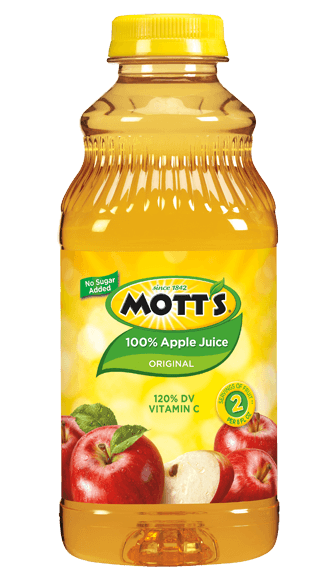 Motts 100 Percent Original Apple Juice, 32 Fluid Ounce -- 12 per case