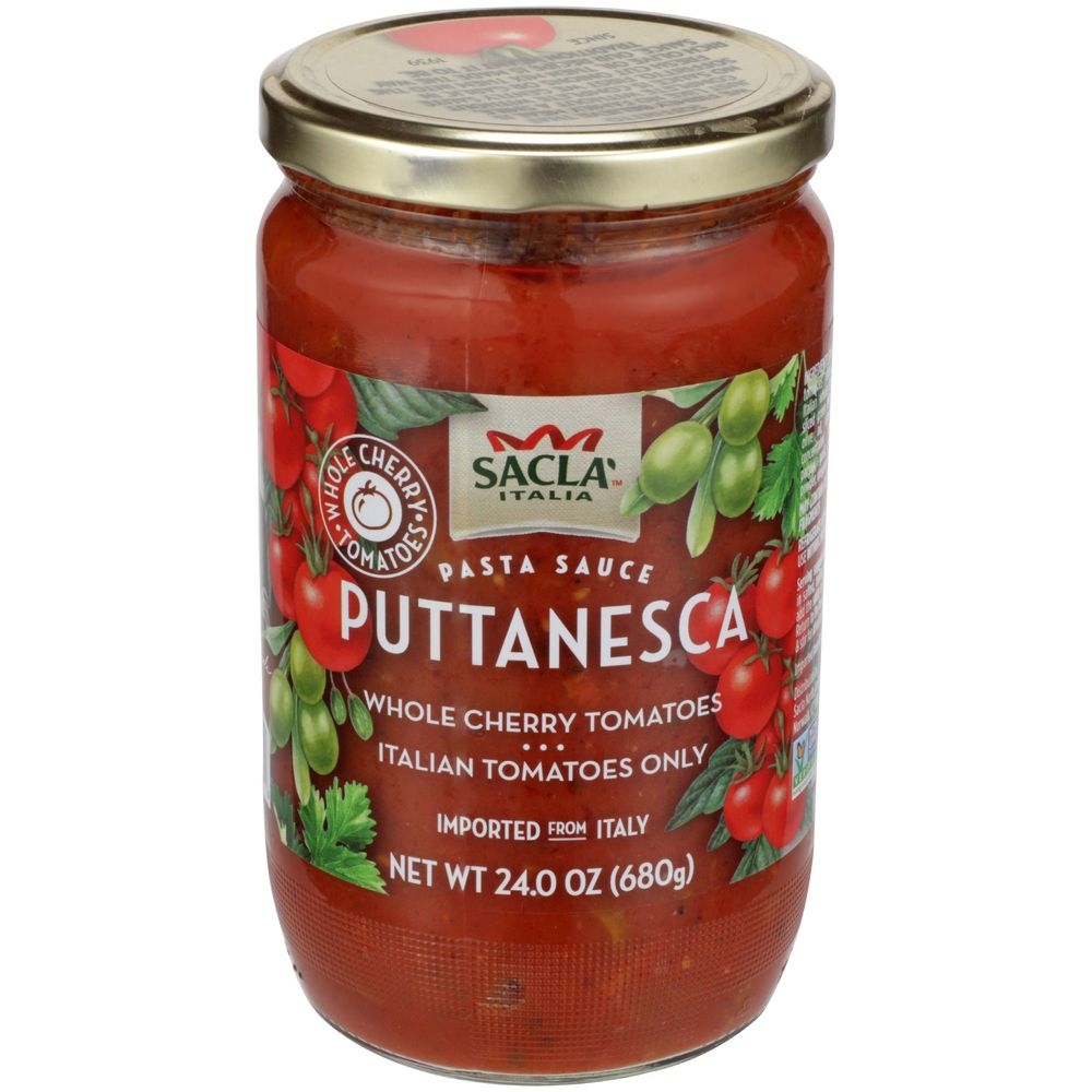 Sacla Cherry Tomato and Olive Puttanesca Sauce, 24 Ounce -- 6 per case