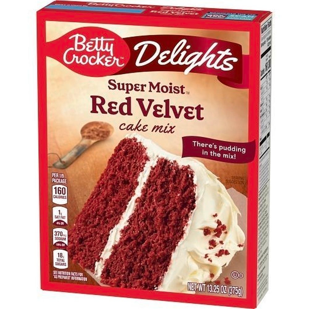Betty Crocker Red Velvet Cake Mix, 13.25 Ounce -- 12 per case