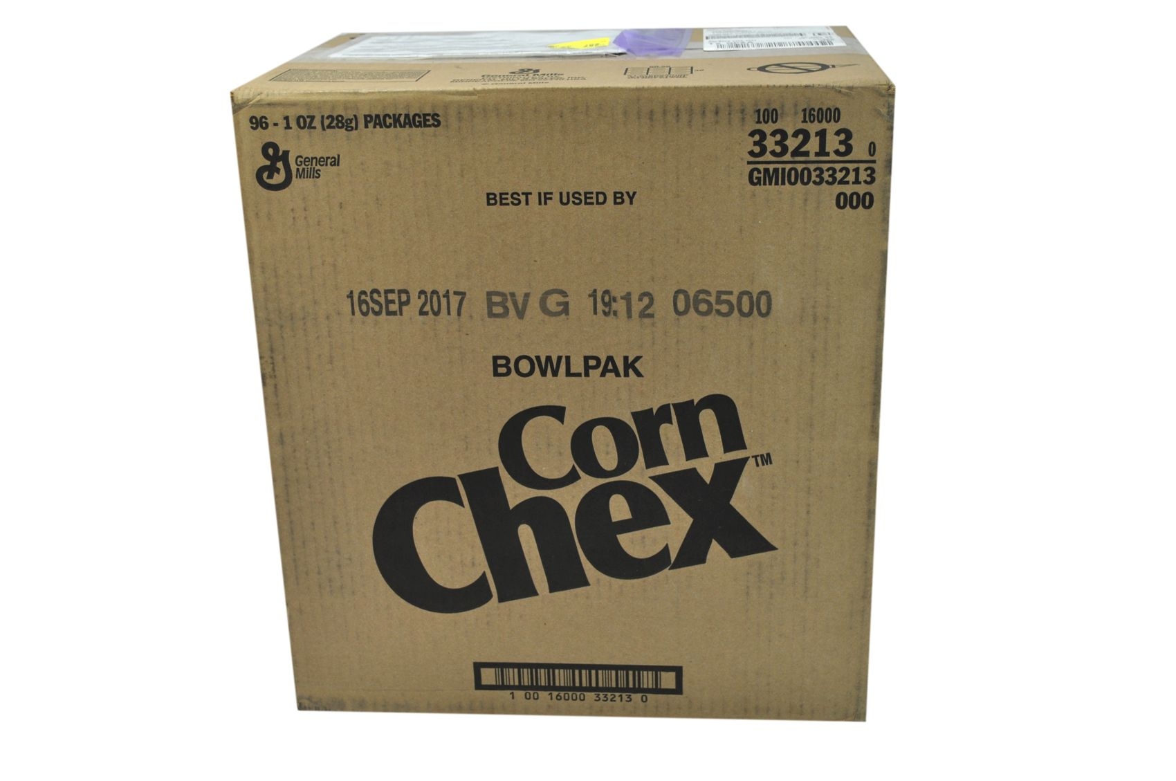 Chex Corn Bowlpak Cereal, 1 Ounce -- 96 per case.