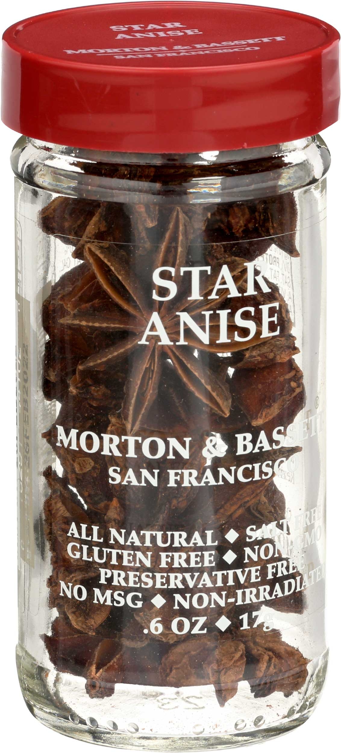 Morton and Bassett Star Anise, 0.6 Ounce -- 3 per case
