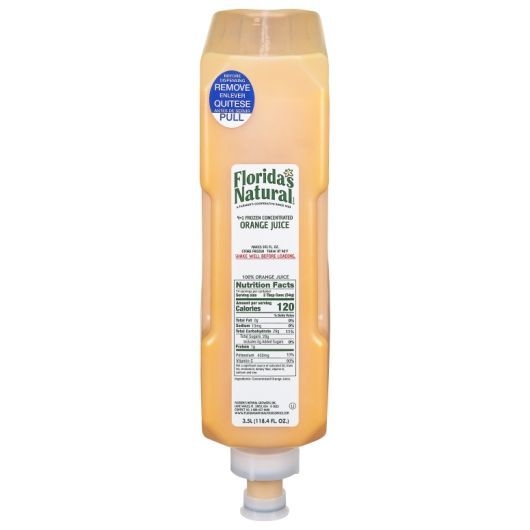 Floridas Natural 4 Plus 1 Freeze Orange Juice, 3.5 Liter -- 4 per case