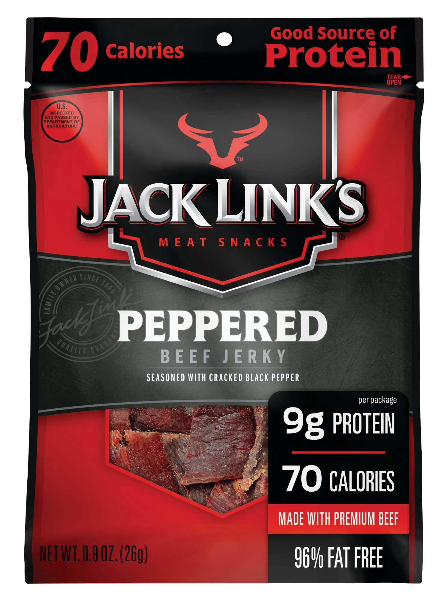 Jack Links Peppered Beef Jerky, 0.9 Ounce -- 48 per case